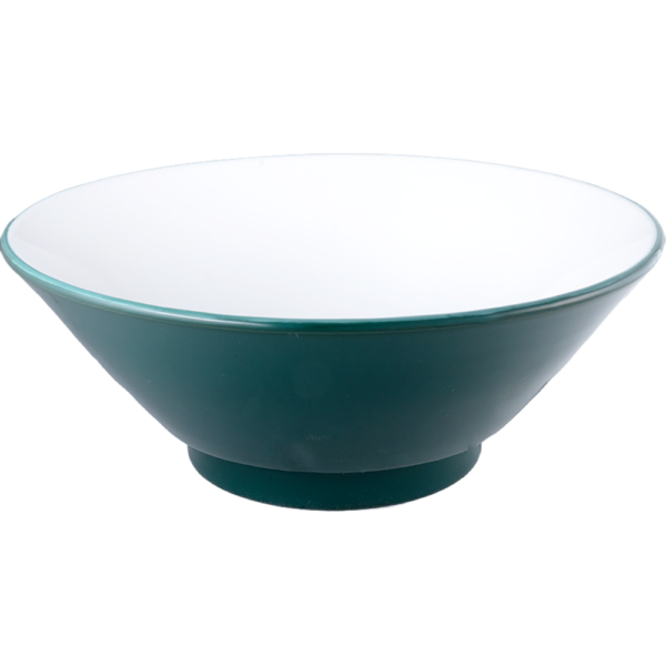 03710731 モスグリーン（中白） 切立6.8丼（厚口） 20.1×7.7㎝ 1000㏄ P.68 ￥2300（税抜）