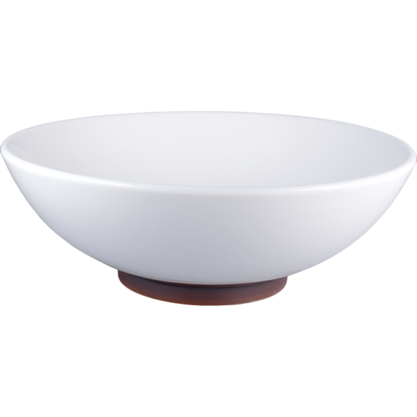 03720054 サビホワイト 丸6.3丼 19.5×7㎝ 900㏄ P.124 ￥1850（税抜）