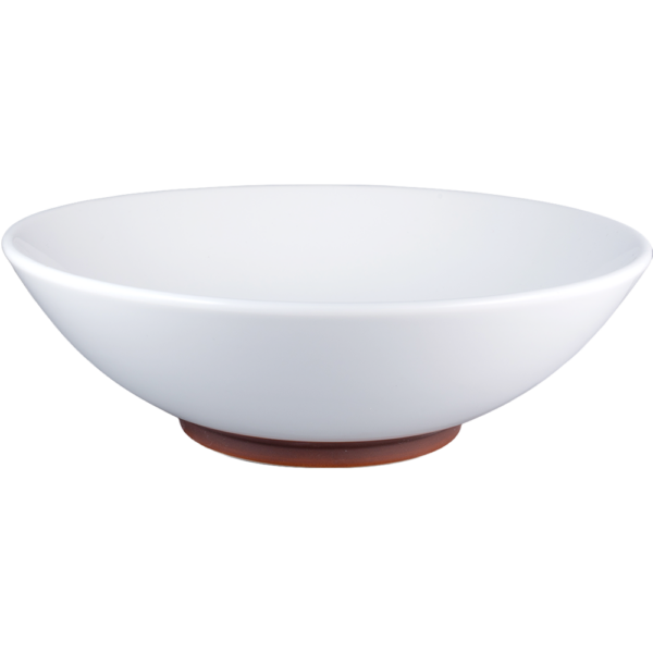 03720055 サビホワイト 丸6.8丼 20.7×6.6㎝ 950㏄ P.124 ￥2100（税抜）