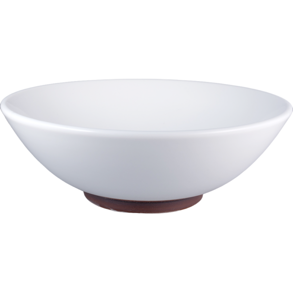 03720814 サビホワイト 丸6寸丼 18.2×6.4㎝ 700㏄ P.124 ￥1800（税抜）