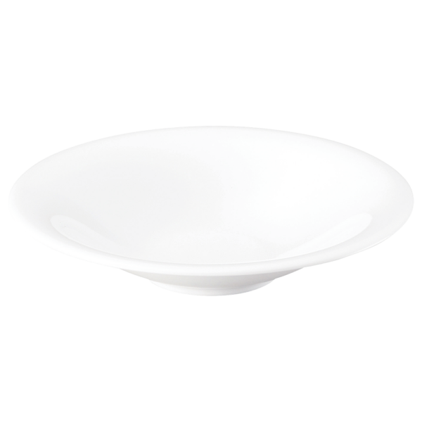 03751251 めん皿・めん鉢 2 白磁 8寸浅鉢 25.7×5.3㎝ P.35 ￥3200（税抜）