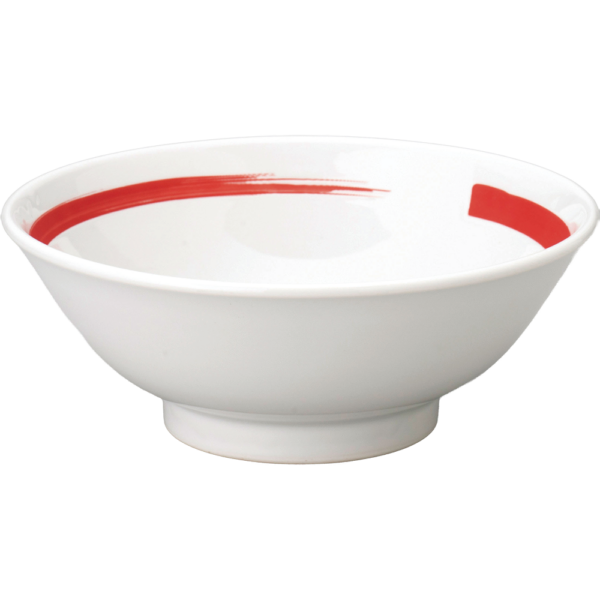 03760904 特選麺の器 11 朱雀 反高台20㎝丼 19.6×7.7㎝ 1070㏄ P.164 ￥1200（税抜）