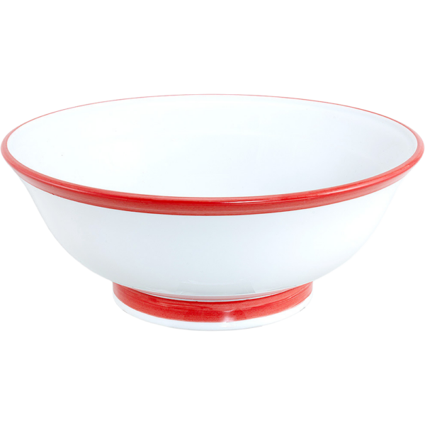 03790064 特選麺の器 9 赤線イングレーズ 7.5高台丼 22.9×9.1㎝ 1715㏄ P.162 ￥5500（税抜）