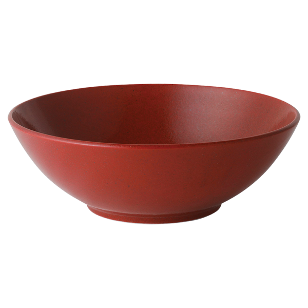 03831296 ﾒｶﾞ丼･ｷﾞｶﾞ丼 4 赤柚子 尺盛鉢 29.7×10㎝ P.9 ￥10000（税抜）