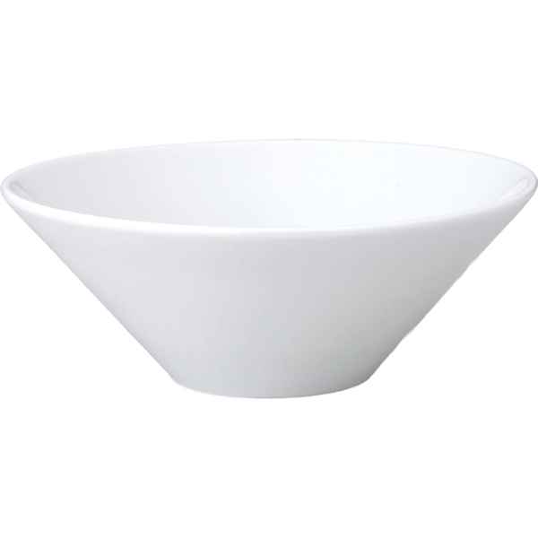 04021124 特選麺の器 10 水明白 24㎝ボール 24.1×9.3㎝ 1920㏄ P.163 ￥2300（税抜）