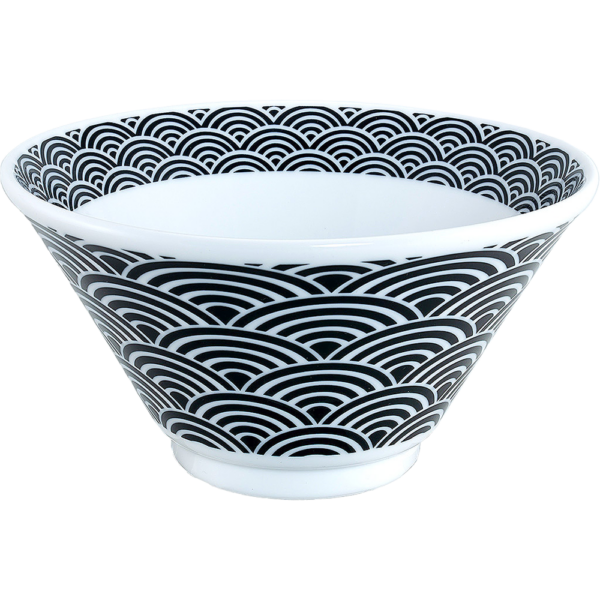 04100429 青海波（ｲﾝｸﾞﾚｰｽﾞ） 青海波（呉須）切立19㎝深丼 18.8×10.2㎝ 1200㏄ P.3 ￥4300（税抜）