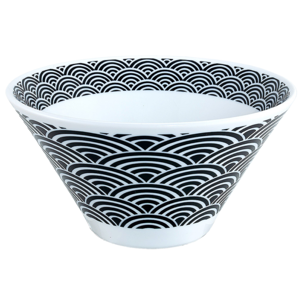 04101127 青海波（ｲﾝｸﾞﾚｰｽﾞ） 青海波（呉須）19㎝深ボール 18.6×10.2㎝ 1230㏄ P.3 ￥4400（税抜）