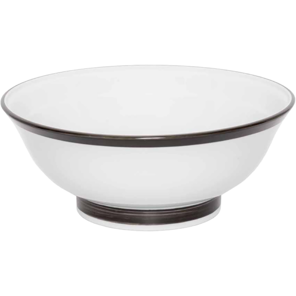 04130064 特選麺の器 9 黒線イングレーズ 7.5高台丼 22.9×9.1㎝ 1715㏄ P.162 ￥5000（税抜）