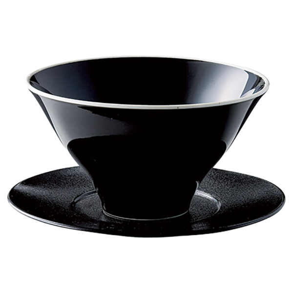 04151256 スタイリッシュ麺丼 1 プレノ黒ゆず 21㎝デザート 21×2.1㎝ P.38 ￥2100（税抜）