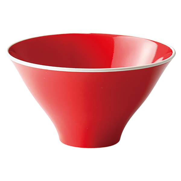 04171257 スタイリッシュ麺丼 1 リアンRED 18㎝ステラ 18.2×9.9㎝ 1050㏄ P.38 ￥5500（税抜）