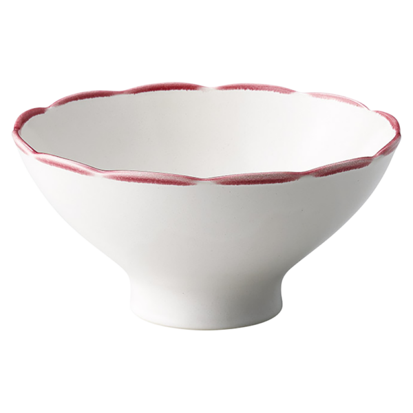 04191258 スタイリッシュ麺丼 1 ガーリーピンク 20㎝hanana 20.4×9.9㎝ 1200㏄ P.38 ￥4100（税抜）