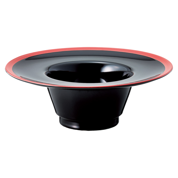 04211259 スタイリッシュ麺丼 2 リアンレッドBK 26㎝ステージボール 26.4×9.6㎝ 690㏄ P.39 ￥6600（税抜）