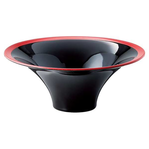 04211262 スタイリッシュ麺丼 2 リアンレッドBK 24㎝フォレスタ 24×9.7㎝ 840㏄ P.39 ￥6100（税抜）