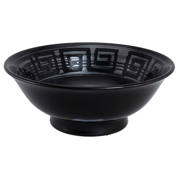 04270714 RAIMON 1 銀彩雷門 7寸反高台丼 21.2×8.4cm 1100㏄ P.4 ￥2900（税抜）