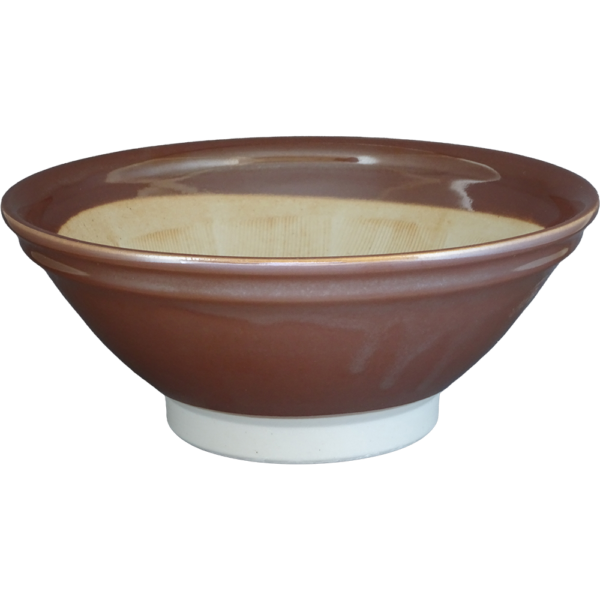 04281278 特選麺の器 29 スリ鉢 8寸 24.8×10.5㎝ P.182 ￥2900（税抜）