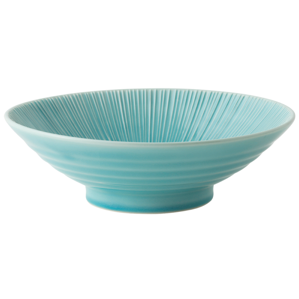 04291328 めん皿・めん鉢 2 トルコ青磁 千段9寸麺鉢 27×6.2㎝ P.35 ￥3000（税抜）