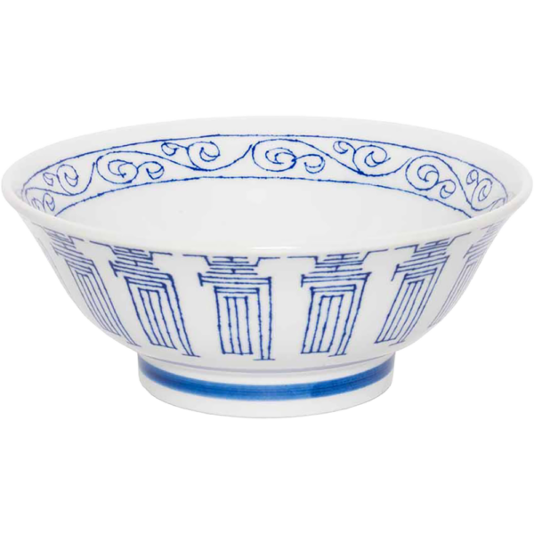 04570973 特選麺の器 30 中華青壽 6.8ラーメン 21.5×9㎝ 1500㏄ P.183 ￥1700（税抜）