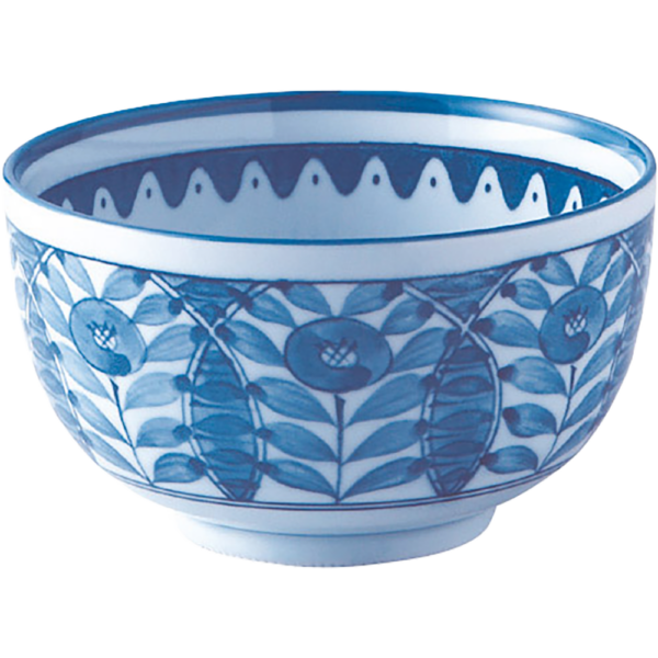 04680473 市松黒・オリエント オリエント 4.1多用丼 12.8×7㎝ P.153 ￥1000（税抜）