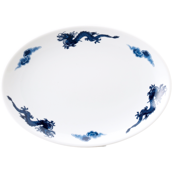 04730087 蒼龍 1 10吋メタプラター 26.3×18.8×2.7㎝ P.132 ￥2590（税抜）