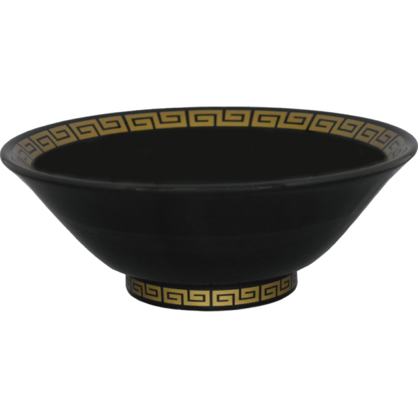 04751237 RAIMON 2 RAIMON（雲母金） 黒釉切立6.8丼 20.1×7.5㎝ 880㏄ P.5 ￥3400（税抜）